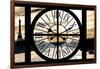 Giant Clock Window - View on Paris at Sunset-Philippe Hugonnard-Framed Photographic Print