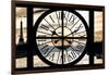 Giant Clock Window - View on Paris at Sunset-Philippe Hugonnard-Framed Premium Photographic Print