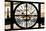 Giant Clock Window - View on Paris at Sunset-Philippe Hugonnard-Stretched Canvas
