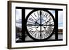 Giant Clock Window - View on Paris with the Eiffel Tower-Philippe Hugonnard-Framed Photographic Print