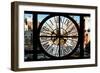 Giant Clock Window - View on the 10th Avenue - Manhattan-Philippe Hugonnard-Framed Photographic Print