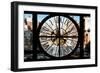 Giant Clock Window - View on the 10th Avenue - Manhattan-Philippe Hugonnard-Framed Photographic Print