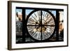 Giant Clock Window - View on the 10th Avenue - Manhattan-Philippe Hugonnard-Framed Photographic Print