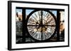 Giant Clock Window - View on the 10th Avenue - Manhattan-Philippe Hugonnard-Framed Photographic Print