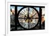 Giant Clock Window - View on the 10th Avenue - Manhattan-Philippe Hugonnard-Framed Photographic Print