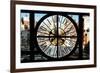 Giant Clock Window - View on the 10th Avenue - Manhattan-Philippe Hugonnard-Framed Photographic Print