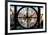 Giant Clock Window - View on the 10th Avenue - Manhattan-Philippe Hugonnard-Framed Photographic Print