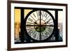 Giant Clock Window - View on the Central Park - New York-Philippe Hugonnard-Framed Photographic Print