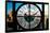 Giant Clock Window - View on the Central Park-Philippe Hugonnard-Framed Stretched Canvas