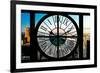 Giant Clock Window - View on the Central Park-Philippe Hugonnard-Framed Photographic Print