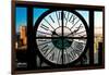 Giant Clock Window - View on the Central Park-Philippe Hugonnard-Framed Photographic Print