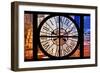 Giant Clock Window - View on the City - Hell's Kitchen-Philippe Hugonnard-Framed Photographic Print