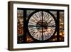 Giant Clock Window - View on the City of London by Night II-Philippe Hugonnard-Framed Photographic Print