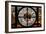 Giant Clock Window - View on the City of London by Night II-Philippe Hugonnard-Framed Photographic Print