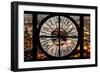 Giant Clock Window - View on the City of London by Night II-Philippe Hugonnard-Framed Photographic Print