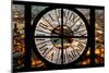 Giant Clock Window - View on the City of London by Night II-Philippe Hugonnard-Mounted Photographic Print
