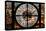 Giant Clock Window - View on the City of London by Night II-Philippe Hugonnard-Stretched Canvas