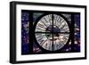 Giant Clock Window - View on the City of London by Night IX-Philippe Hugonnard-Framed Photographic Print
