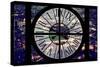 Giant Clock Window - View on the City of London by Night IX-Philippe Hugonnard-Stretched Canvas