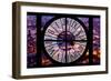 Giant Clock Window - View on the City of London by Night V-Philippe Hugonnard-Framed Photographic Print