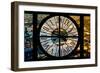 Giant Clock Window - View on the City of London by Night VI-Philippe Hugonnard-Framed Photographic Print