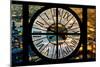 Giant Clock Window - View on the City of London by Night VI-Philippe Hugonnard-Mounted Photographic Print