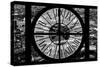 Giant Clock Window - View on the City of London by Night VIII-Philippe Hugonnard-Stretched Canvas