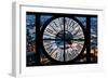 Giant Clock Window - View on the City of London by Night-Philippe Hugonnard-Framed Photographic Print