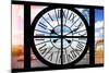 Giant Clock Window - View on the City of London with the London Eye and River Thames III-Philippe Hugonnard-Mounted Photographic Print
