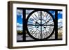 Giant Clock Window - View on the City of London with the London Eye and River Thames-Philippe Hugonnard-Framed Photographic Print