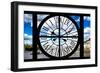 Giant Clock Window - View on the City of London with the London Eye and River Thames-Philippe Hugonnard-Framed Photographic Print