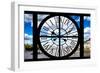 Giant Clock Window - View on the City of London with the London Eye and River Thames-Philippe Hugonnard-Framed Photographic Print