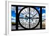 Giant Clock Window - View on the City of London with the London Eye and River Thames-Philippe Hugonnard-Framed Photographic Print