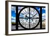 Giant Clock Window - View on the City of London with the London Eye and River Thames-Philippe Hugonnard-Framed Photographic Print