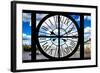 Giant Clock Window - View on the City of London with the London Eye and River Thames-Philippe Hugonnard-Framed Photographic Print