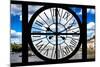 Giant Clock Window - View on the City of London with the London Eye and River Thames-Philippe Hugonnard-Mounted Photographic Print