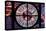 Giant Clock Window - View on the City of London with the Tower Bridge by Night III-Philippe Hugonnard-Stretched Canvas