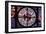 Giant Clock Window - View on the City of London with the Tower Bridge by Night III-Philippe Hugonnard-Framed Photographic Print