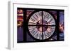 Giant Clock Window - View on the City of London with the Tower Bridge by Night III-Philippe Hugonnard-Framed Photographic Print