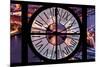 Giant Clock Window - View on the City of London with the Tower Bridge by Night III-Philippe Hugonnard-Mounted Premium Photographic Print