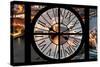 Giant Clock Window - View on the City of London with the Tower Bridge by Night IV-Philippe Hugonnard-Stretched Canvas