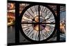 Giant Clock Window - View on the City of London with the Tower Bridge by Night IV-Philippe Hugonnard-Mounted Photographic Print