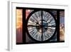 Giant Clock Window - View on the City of London with the Tower Bridge by Night V-Philippe Hugonnard-Framed Photographic Print