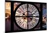 Giant Clock Window - View on the City of London with the Tower Bridge by Night VI-Philippe Hugonnard-Mounted Photographic Print
