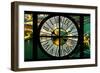 Giant Clock Window - View on the City of London with the Tower Bridge by Night VII-Philippe Hugonnard-Framed Photographic Print