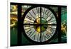 Giant Clock Window - View on the City of London with the Tower Bridge by Night VII-Philippe Hugonnard-Framed Photographic Print