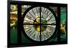 Giant Clock Window - View on the City of London with the Tower Bridge by Night VII-Philippe Hugonnard-Framed Photographic Print