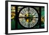 Giant Clock Window - View on the City of London with the Tower Bridge by Night VII-Philippe Hugonnard-Framed Photographic Print