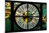 Giant Clock Window - View on the City of London with the Tower Bridge by Night VII-Philippe Hugonnard-Mounted Photographic Print