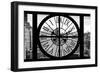 Giant Clock Window - View on the Garmen District - New York City II-Philippe Hugonnard-Framed Photographic Print